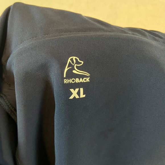 Rhoback Men XL Grit Gym Shorts Navy Blue 6" Lined Athletic Running Workout - Picture 6 of 8